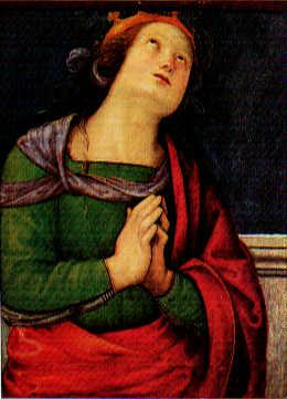 PERUGINO, Pietro Saint Flavia oil painting picture